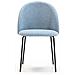 Set Di 2 Sedie Da Pranzo Kenia Imbottite Blu, 43 X 47 X 78,5 Cm - Foto miniatura 2
