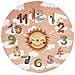 Tappeto Arredo E Gioco Antiscivolo Per Cameretta Bambini Disegno Orologio Rotondo 140 Rosa Antico - Foto miniatura 1
