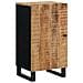 Credenza Con Anta 40x31x75 Cm In Legno Massello Di Mango - Foto miniatura 2