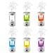 Umidificatore con Effetto Antigravitazionale Capacità 600 ml Luce LED Notturna a 7 Colori Selezionabili Potenza 10 W Colore Bianco - Foto miniatura 3