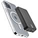 Power Bank 7,5W Wireless con USB C Capacità Batteria 10000mAh Colore Nero - Foto miniatura 5