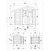 M386c Casetta Da Giardino In Legno Per Esterni Con Legnaia- L206xl272xa218 Cm / 3,53 M2 + 0,97 M2 - Piccola Casetta In Legno, Rimessa Attrezzi - Foto miniatura 4