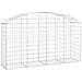 Cesto Gabbione Ad Arco 200x50x100/120 Cm Ferro Zincato - Foto miniatura 1
