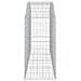 Cesto Gabbione Ad Arco 200x50x100/120 Cm Ferro Zincato - Foto miniatura 3