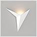 Applique Da Parete Moderno Trame Metallo Bianco Luce Led Integrato 3w - Foto miniatura 1