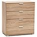Mobiletto 4 Cassetti Naturale - Foto miniatura 1