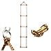 Scaletta In Corda E Legno Per Bambini Con Moschettone Max 50 Kg - Foto miniatura 1