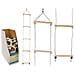 Scaletta In Corda E Legno Per Bambini Con Moschettone Max 50 Kg - Foto miniatura 4