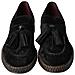 Scarpe Espadrillas Casual In Pelle Scamosciata Nera - Eu39/us6 - Foto miniatura 5