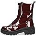 Booties Low Heels Bordeaux Stivaletti Pelle Scarpe Donna Rosso Eu 37, 25208-25 541 - Foto miniatura 2
