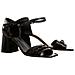 Charlotta Sandals Sandali Pelle Scarpe Donna Nero Eu 39, 7-106536 0100 - Foto miniatura 1