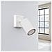 Lampada Da Parete Karbon Bianco Sl. 1540 - Minimalista Lampada Da Parete Bianco 8x8x16 Cm - Foto miniatura 4