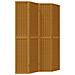 Divisorio Ambienti 4 Pannelli Marrone Legno Massello Paulownia - Foto miniatura 2