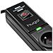 Multipresa 7 Vie Tipo E Con 2 Usb Con Protezione Da Sovratensione E Fulmine, Nero - Foto miniatura 6
