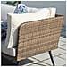Baracoa Salotto Da Giardino 9 Posti In Resina Wicker Marrone E Beige - Foto miniatura 4