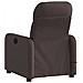 Lusso Casadino -  Poltrona Massaggio Reclinabile Elettrica Marrone Scuro Tessuto - Foto miniatura 3