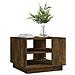 Lusso Casadino -  Tavolino Da Salotto Rovere Fumo 55x55x43 Cm In Truciolato - Foto miniatura 3