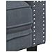 Set Divani Chesterfield 3pz con Cuscini Grigio Scuro Velluto - Foto miniatura 7