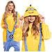 Pigiama Da Donna Tuta Kigurumi Onesie Costume Minion Giallo 155-165 M - Foto miniatura 1