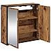 Mobiletto per specchio da bagno Legno vecchio 65 x 20 x 60 cm - Foto miniatura 5
