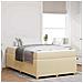 Struttura letto con materasso Crema 120 x 190 cm Tessuto - Foto miniatura 2
