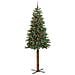 Albero di Natale snodato con 300 LED con supporto Verde 210 cm - Foto miniatura 2