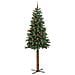 Albero di Natale snodato con 300 LED con supporto Verde 210 cm - Foto miniatura 3