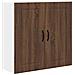 Pensile cucina Rovere Marrone 80 x 31 x 80 cm Legno multistrato - Foto miniatura 1