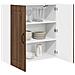 Pensile cucina Rovere Marrone 80 x 31 x 80 cm Legno multistrato - Foto miniatura 3