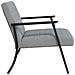 poltrona Grigio chiaro 59 x 75 x 78 cm Tessuto - Foto miniatura 5