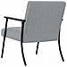 poltrona Grigio chiaro 59 x 75 x 78 cm Tessuto - Foto miniatura 6