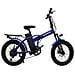 Fat Alluminio 20'' - E-bike Pieghevole In Alluminio, Ruote Fat 20'', Cambio 6 Velocità, Motore 250 W, Batteria 48vx13ah - Colore Blu - Foto miniatura 1