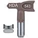 Ugello Di Spruzzatura Hda+ 543 - Larghezza 25cm | Compatibile Con Graco, Titan, Wagner | Metallo Nichelato, Resistente Alla Corrosione - Foto miniatura 6