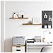 Scaffale da parete 2 pcs Beige 60 x 9 x 3 cm Legno multistrato - Foto miniatura 4