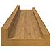 Scaffale da parete 2 pcs Beige 60 x 9 x 3 cm Legno multistrato - Foto miniatura 8