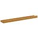 Scaffale da parete 2 pcs Beige 60 x 9 x 3 cm Legno multistrato - Foto miniatura 9