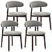 Set Di 4 Sedie Da Sala Da Pranzo, Resistenti Ed Eleganti, In Stile Scandinavo Minimalista, Ideali Per Sala Da Pranzo E Cucina, Verde - Foto miniatura 1