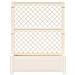 Grande vaso con trellis Bianco 99,5 x 43 x 133,5 PP - Foto miniatura 3
