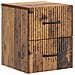 Mobiletto da notte a muro Legno antico 34,5 x 33 x 40 cm - Foto miniatura 1
