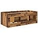 Struttura Letto Loft con Mobile con porta 3 pz Legno antico - Foto miniatura 5