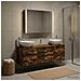Set di mobili per il bagno 4 pcs Rovere Fumo - Foto miniatura 4