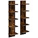Scaffale da parete 2 pz Rovere Fumo 22 x 15 x 100 cm - Foto miniatura 1