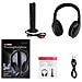 Cuffie Stereo Wireless 5 In 1 Senza Fili Wifi Cuffia Per Pc Tv Audio Mp3 Radio Fm Cd - Foto miniatura 3