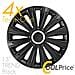 Copricerchi Auto Universali 13 Pollici Tech-one Trend Black 31580 - Foto miniatura 1
