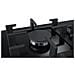 Piano Cottura S040807 a Gas 5 Fuochi Gas da 75 cm Colore Nero - Foto miniatura 3