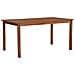 Tavolo Da Pranzo In Legno Massello Di Acacia 150x90x74 Cm - Foto miniatura 1