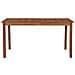Tavolo Da Pranzo In Legno Massello Di Acacia 150x90x74 Cm - Foto miniatura 2