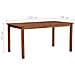 Tavolo Da Pranzo In Legno Massello Di Acacia 150x90x74 Cm - Foto miniatura 5