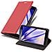 Custodia Compatibile Con Nokia Lumia 950 Xl In Rosso Mela - Coperchio Protettiva Con Chiusura Magnetica, Funzione Stand E Tasca Per Le Carte - Foto miniatura 1
