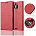 Custodia Compatibile Con Nokia Lumia 950 Xl In Rosso Mela - Coperchio Protettiva Con Chiusura Magnetica, Funzione Stand E Tasca Per Le Carte - Foto miniatura 5